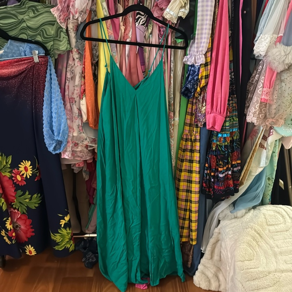 Green long zara